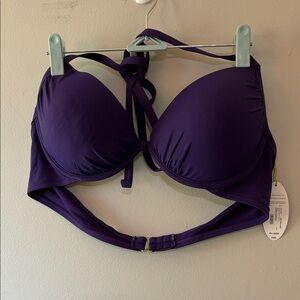 Elegant Purple Women's Bikini Top XXL (DD cup) NWT